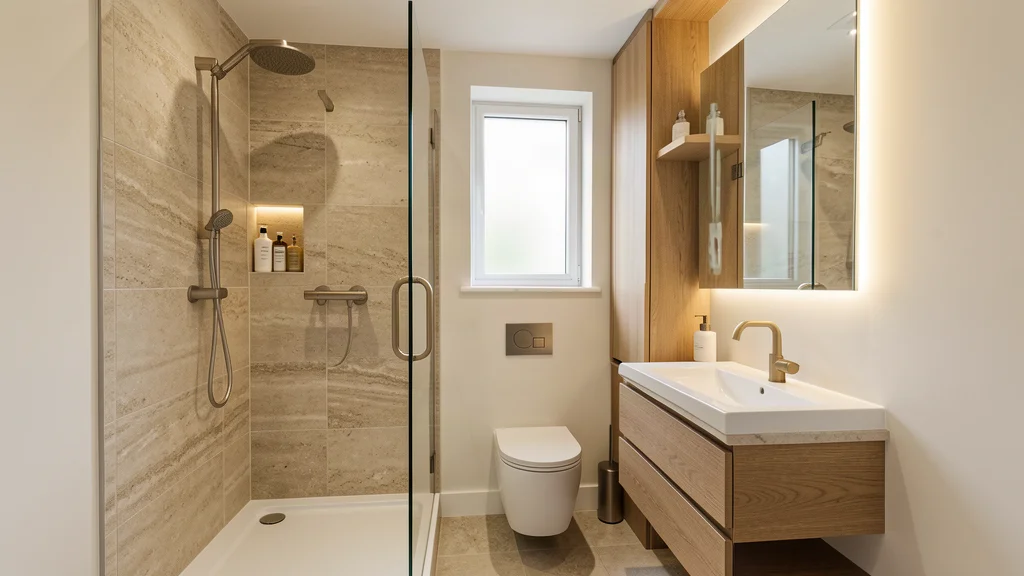 Ensuite bathroom fitting completed by Wayne Wrankmore in Bishopston, Bristol